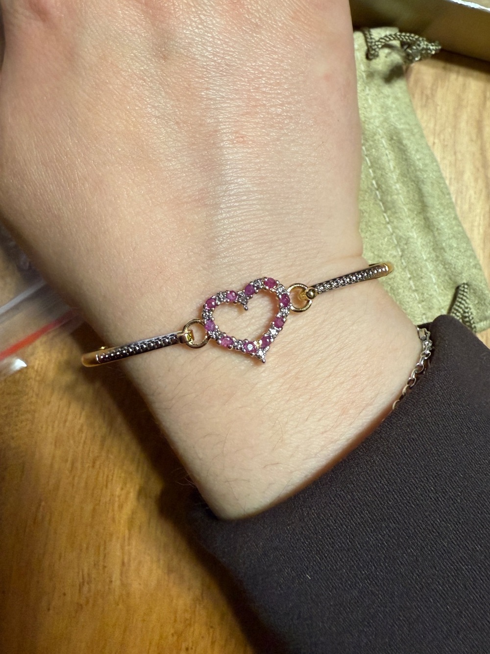 NWT! JTV Heart Bracelet